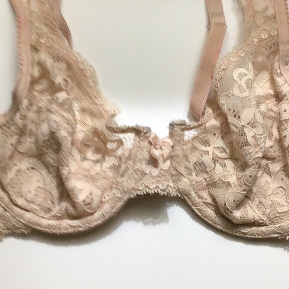 34B dusty pink Lacey maiden form underwire bra - Picture 1 of 5
